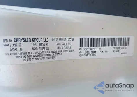 2013 Fiat 500 Pop from USA, damaged, VIN 3C3CFFAR8DT598315